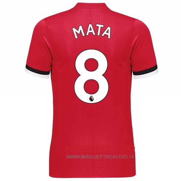 nuova maglietta manchester united 2017-2018 mata 8 prima